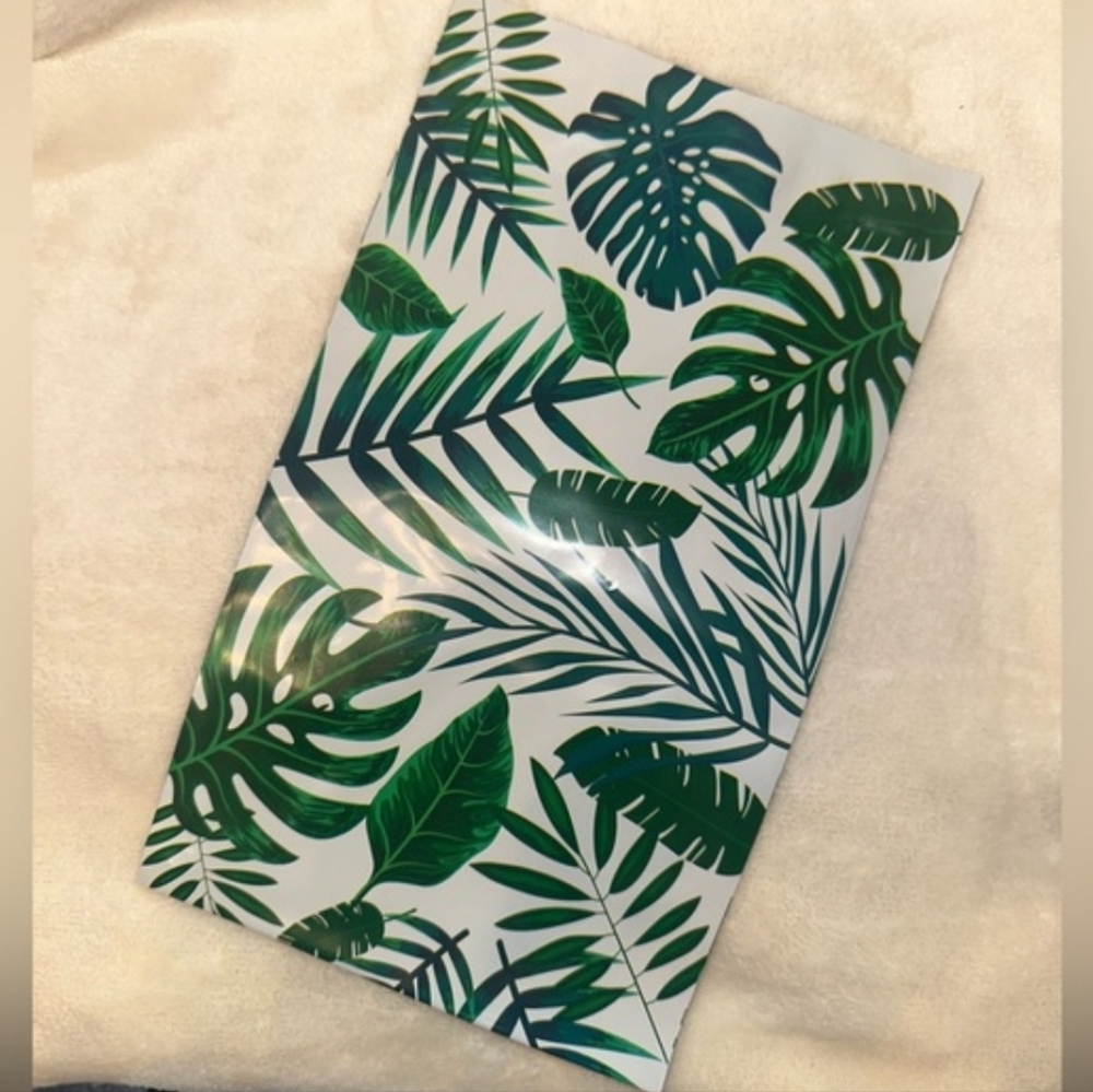 15 Tropical Green Leaf Polymailers 6x9